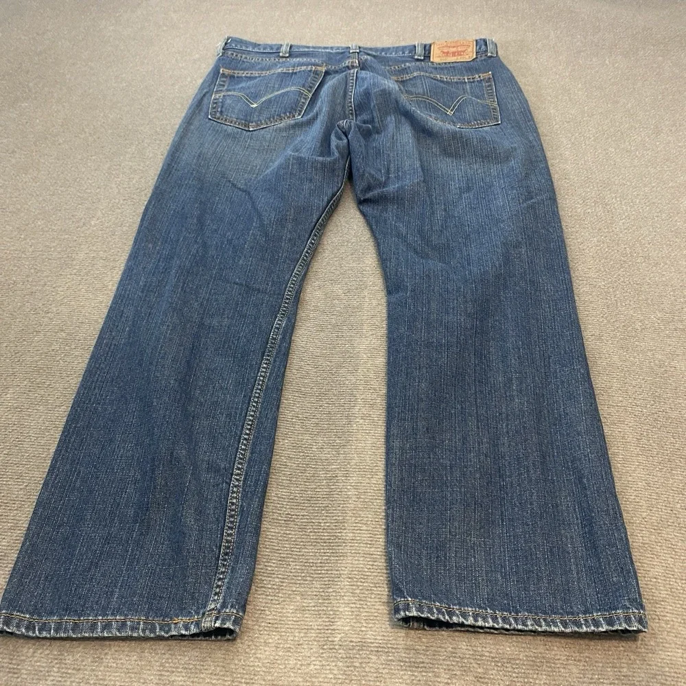 vtg Levis 505 Jeans Mens Fits 40x30 Straight Distressed‎ Denim 90's y2k Faded
